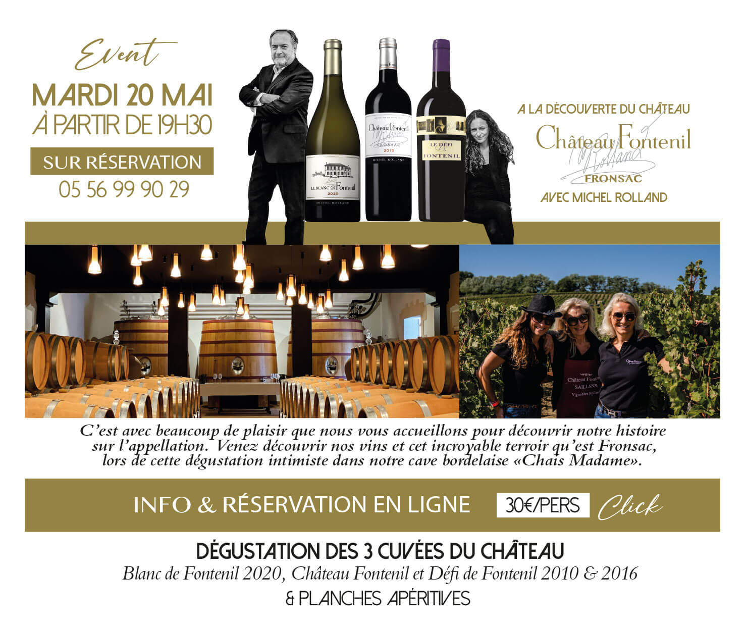 Event Fontenil - Chais Madame
