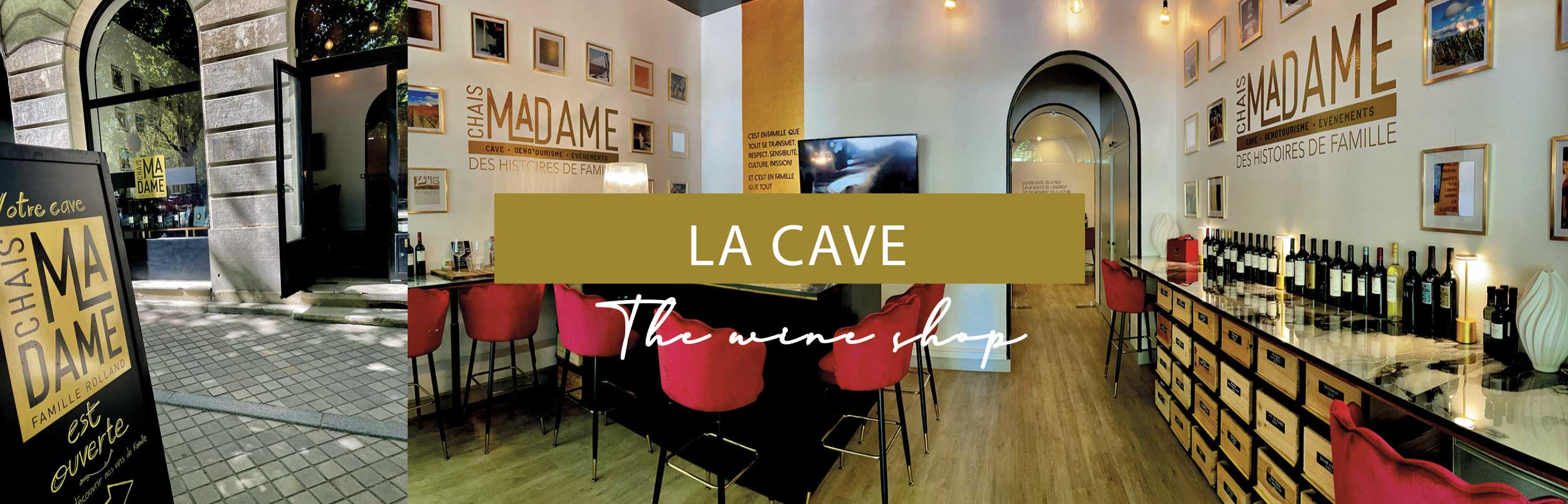 Bienvenue - Chais Madame