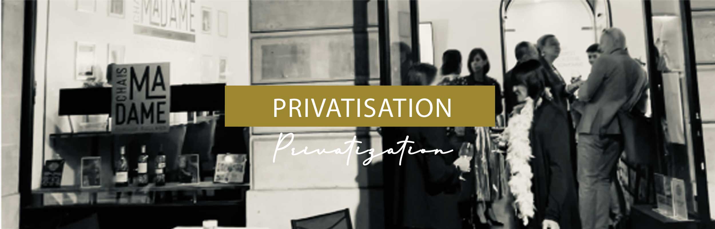 Bienvenue - Chais Madame