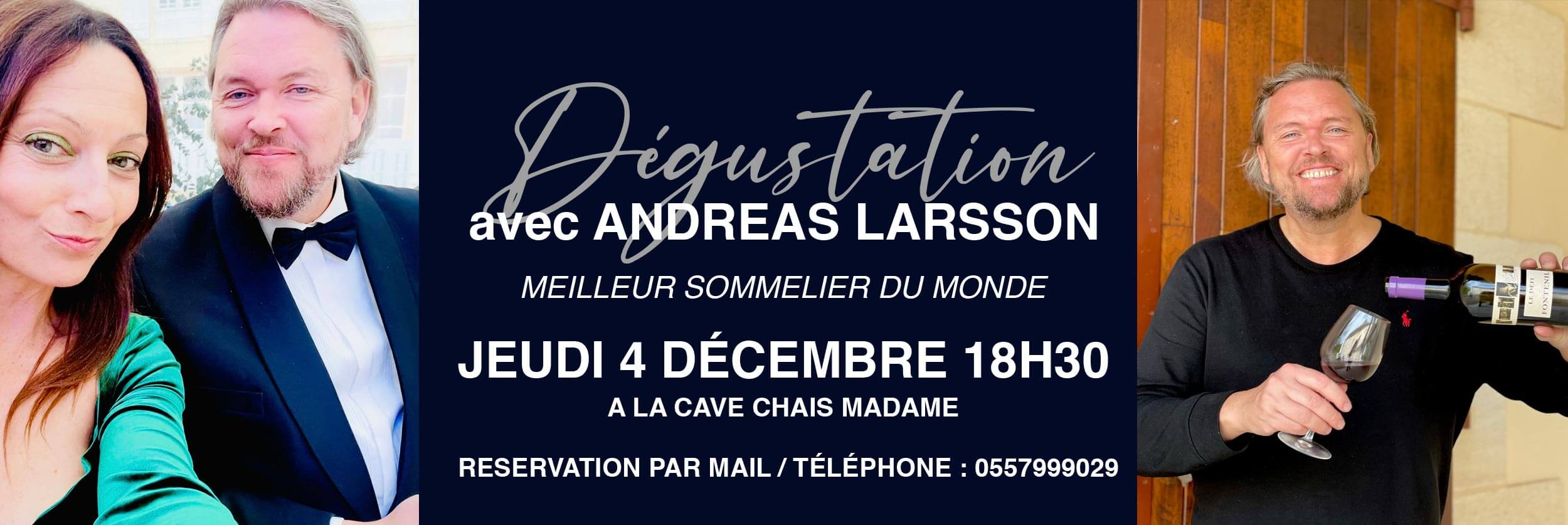 Bienvenue - Chais Madame